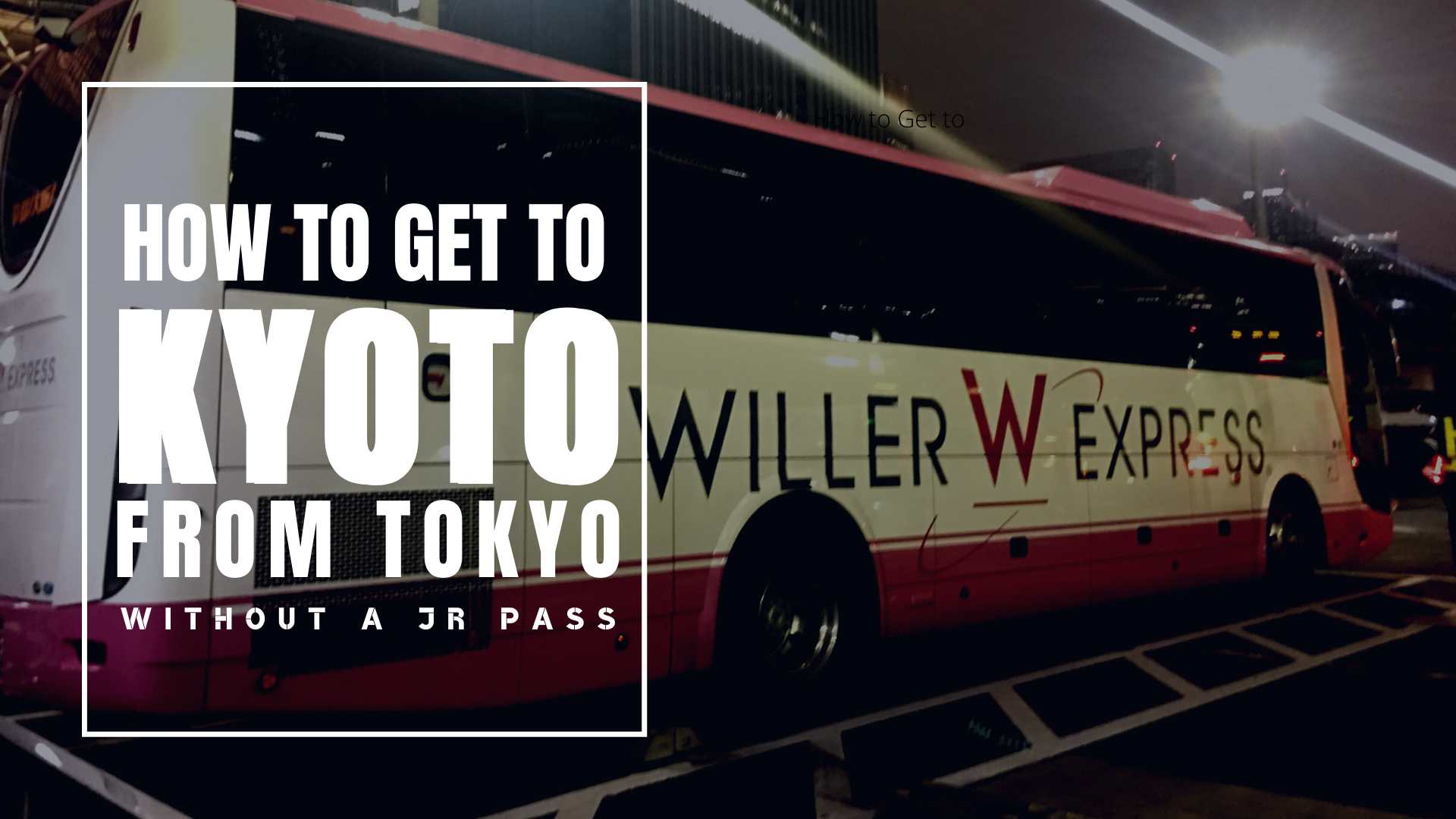 [JAPAN] How to Get to Kyoto from Tokyo without a JR Pass